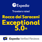 Rocca dei Saraceni valutata eccezionale 5.0 su Expedia da viaggiatori.